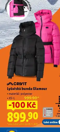 Lidl CRIVIT Lyžařská bunda Glamour nabídka