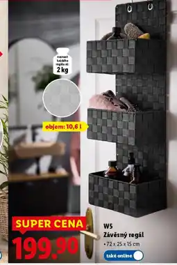 Lidl W5 Závěsný regál nabídka