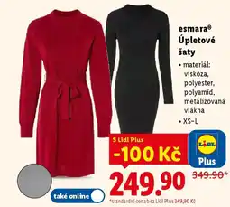 Lidl EsmaraⓇ Úpletové šaty nabídka