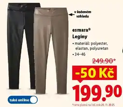 Lidl EsmaraⓇ Legíny nabídka