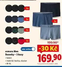 Lidl Esmara Men Boxerky nabídka
