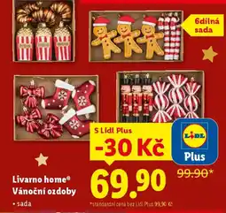 Lidl Livarno home® Vánoční ozdoby nabídka