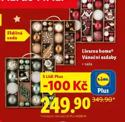 Lidl Livarno home® Vánoční ozdoby nabídka