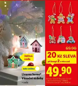 Lidl Livarno homeⓇ Vánoční ozdoby nabídka