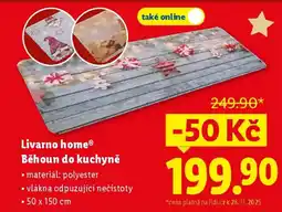 Lidl Livarno home® Běhoun do kuchyně nabídka