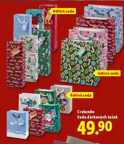 Lidl Crelando Sada dárkových tašek nabídka
