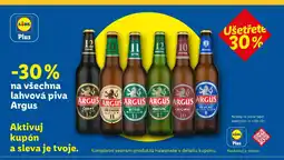 Lidl Na všechna lahvová piva Argus nabídka