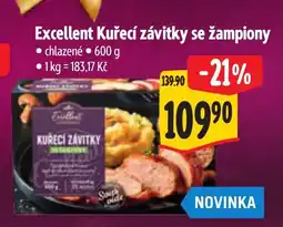 Albert Excellent Kuřecí závitky se žampiony nabídka