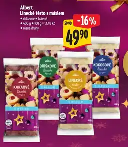 Albert Albert Linecké těsto s máslem nabídka
