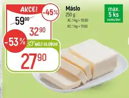 Globus Máslo nabídka