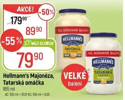 Globus Hellmann's Majoneza, Tatarská omáčka nabídka