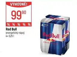 Globus Red Bull energetický nápoj nabídka