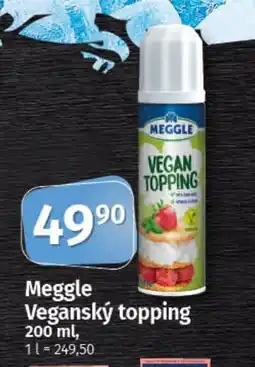Coop MEGGLE Veganský topping nabídka