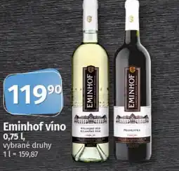 Coop Eminhof víno nabídka