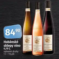 Coop Habánské sklepy víno nabídka