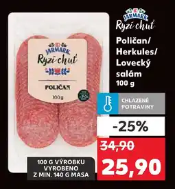 Kaufland Poličan/ Herkules/ Lovecký salám nabídka