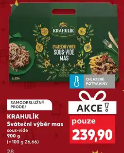 Kaufland KRAHULÍK Sváteční výběr mas nabídka