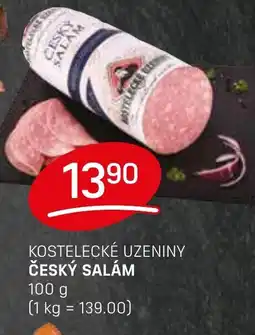 Flop Kostelecké Uzeniny český salám nabídka