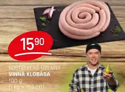 Flop Kostelecké uzenny Vinná klobása nabídka