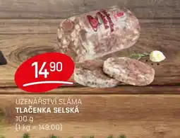 Flop Uzenářství sláma Tlačenka selská nabídka
