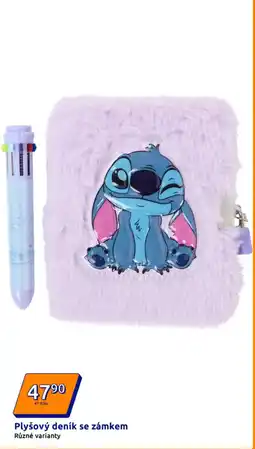 Action Plyšový deník se zámkem nabídka