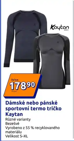 Action Dámské nebo pánské sportovní termo tričko Kaytan nabídka