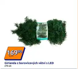 Action Girlanda z borovicových větví s LED nabídka