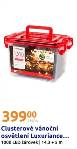 Action Clusterové vánoční osvětlení Luxuriance nabídka