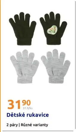 Action Dětské rukavice nabídka