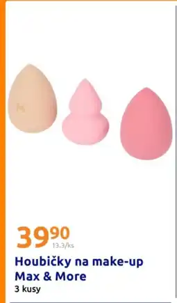 Action Houbičky na make-up Max & More nabídka