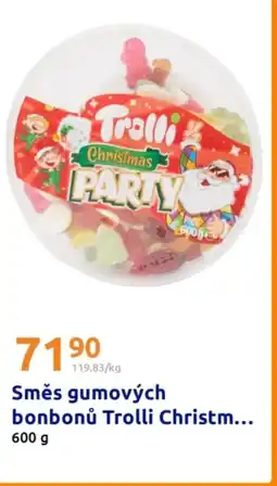 Action Směs gumových bonbonů Trolli Christmas nabídka