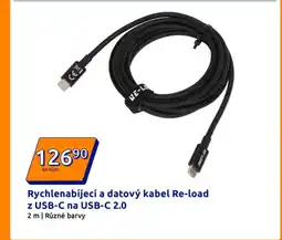 Action Rychlenabíjecí a datový kabel Re-load z USB-C na USB-C 2.0 nabídka