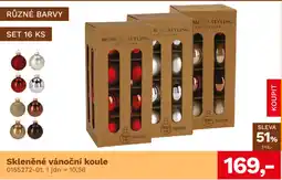 Asko Skleněné vánoční koule nabídka
