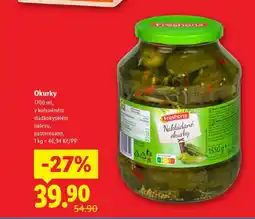 Lidl Okurky nabídka
