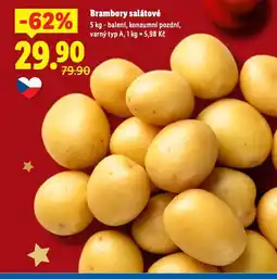 Lidl Brambory salátové nabídka