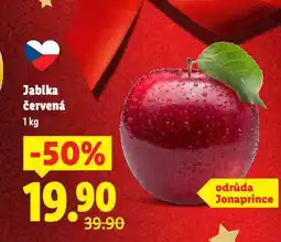 Lidl Jablka červená nabídka