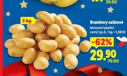 Lidl Brambory salátové nabídka