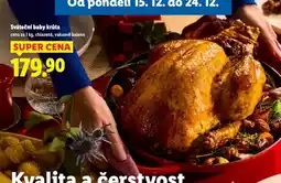 Lidl Sváteční baby krůta nabídka