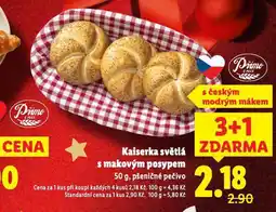 Lidl Kaiserka světlá s makovým posypem nabídka