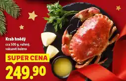 Lidl Krab hnědý nabídka