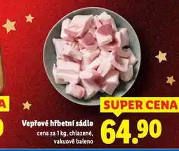 Lidl Vepřové hřbetní sádlo nabídka