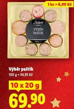 Lidl Výběr paštik nabídka