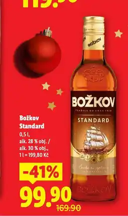 Lidl Božkov standard nabídka