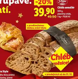 Lidl Chléb someliér nabídka