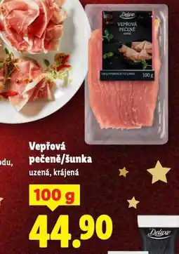 Lidl Vepřová šunka nabídka