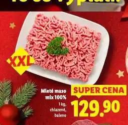 Lidl Mleté maso mix nabídka