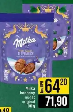 Jip Milka bonbony nugat original 90 g nabídka