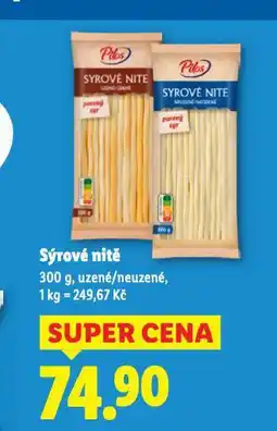 Lidl Sýrové nitě nabídka