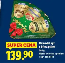 Lidl Kamadet sýr s bílou plísní nabídka