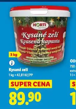 Lidl Kysané zelí nabídka